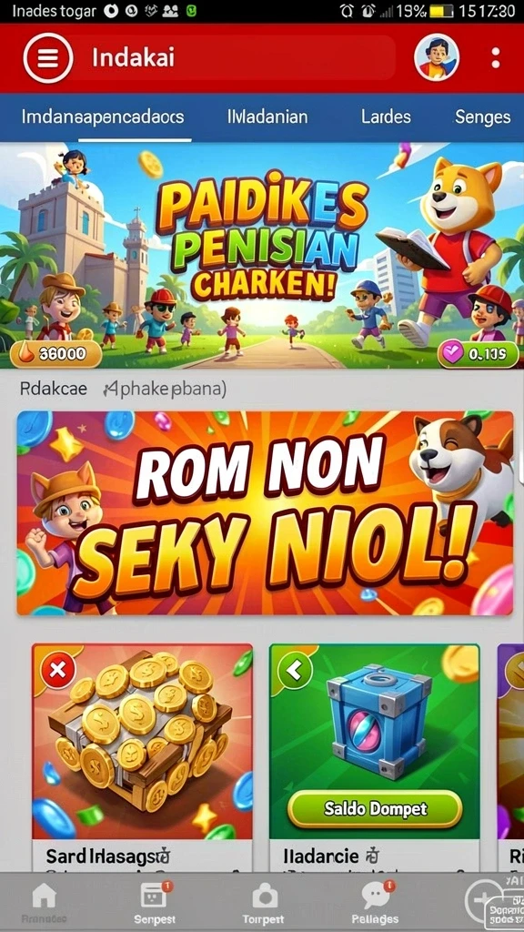 Karakter unik dengan kemampuan berbeda-beda.