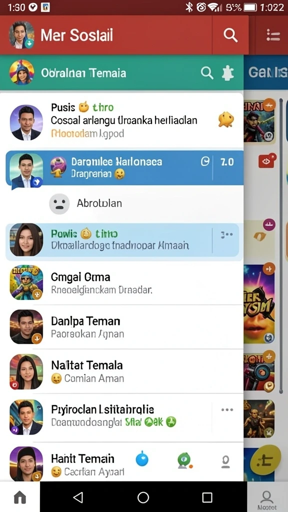 Tampilan awal yang memukau dan mudah dinavigasi.