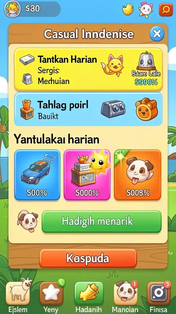 Tangkapan layar menampilkan karakter utama dalam aksi.