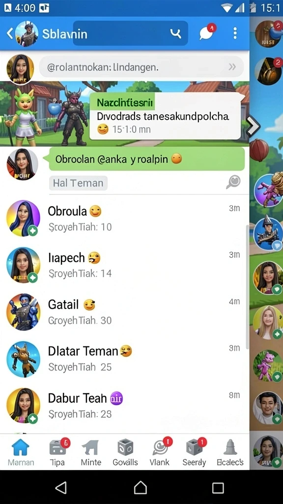 Fitur multiplayer yang memungkinkan bermain bersama teman.