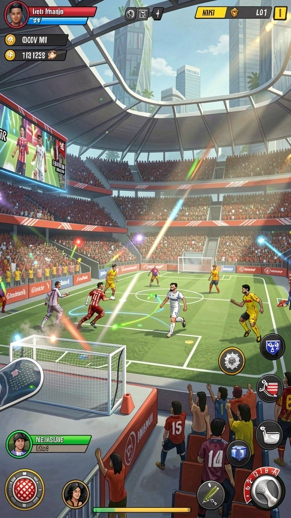 Fitur multiplayer yang memungkinkan bersaing dengan teman.