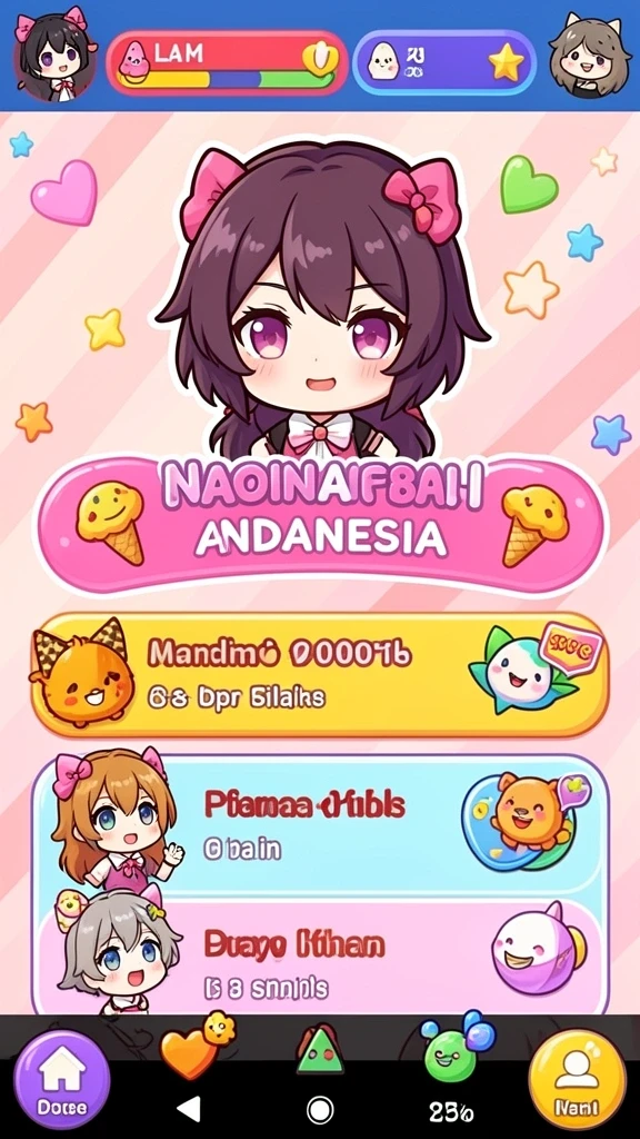 Tampilan grafis yang memukau dan penuh warna.