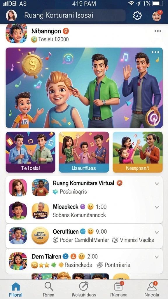 Tampilan antarmuka yang bersih dan mudah dinavigasi.