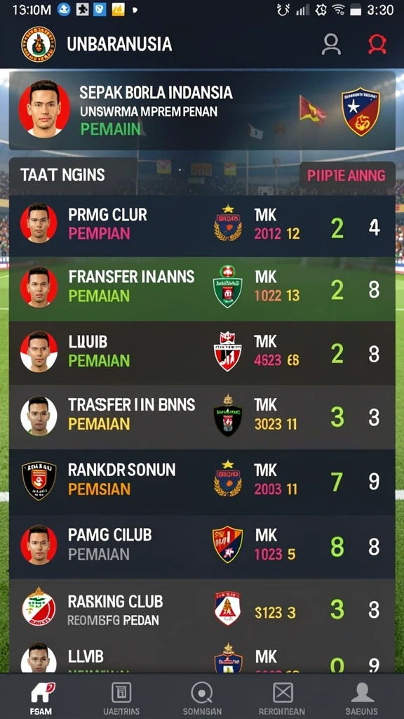 Tampilan antarmuka yang menarik dan mudah dinavigasi.