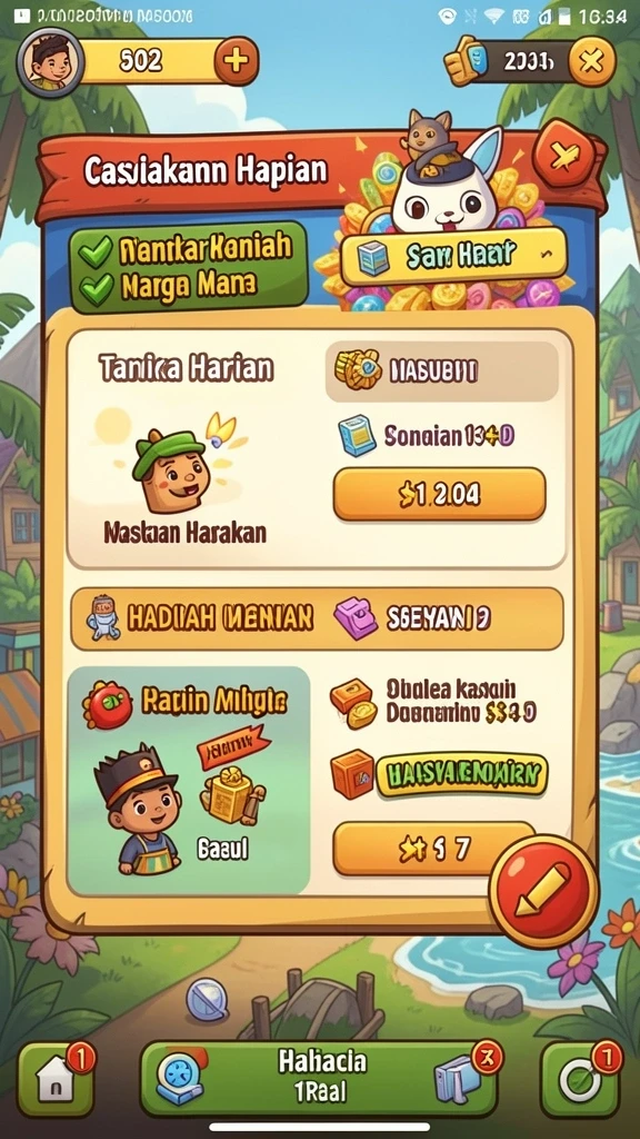 Tampilan antarmuka yang menarik dan mudah digunakan.