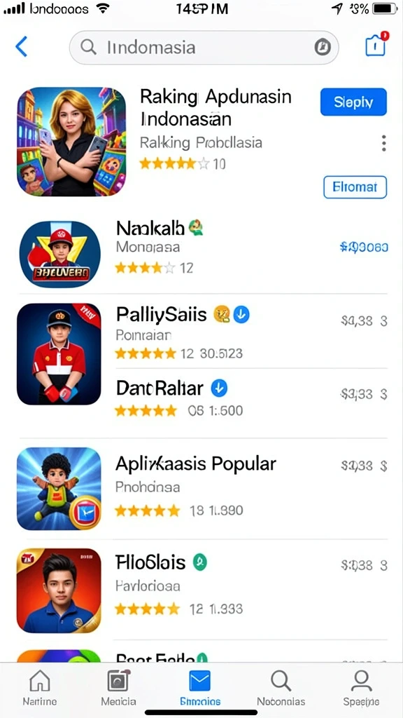Beragam pilihan permainan yang mengasyikkan.