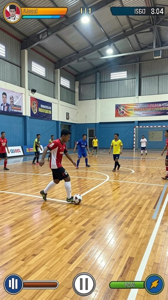 Tampilan karakter dengan efek visual yang menawan.