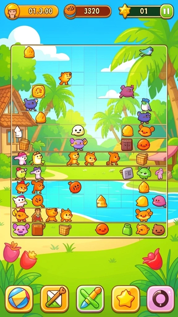 Screenshoot dari mode pertempuran yang intens.