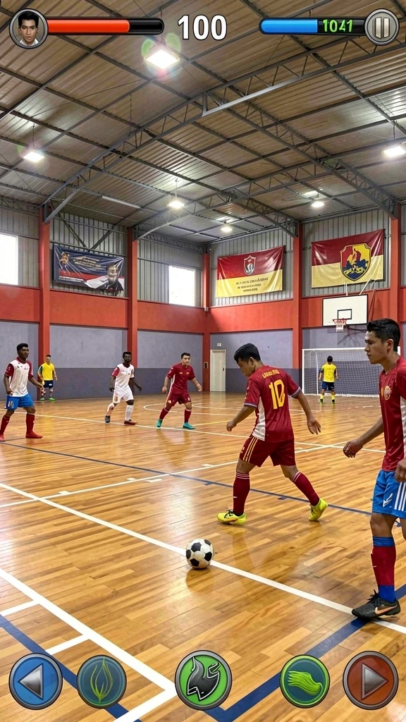 Tampilan awal permainan yang menarik dan mudah dinavigasi.
