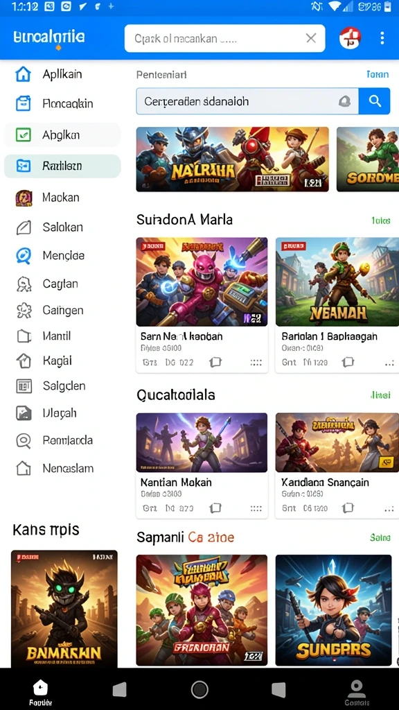 Tampilan awal yang menawan dan intuitif.