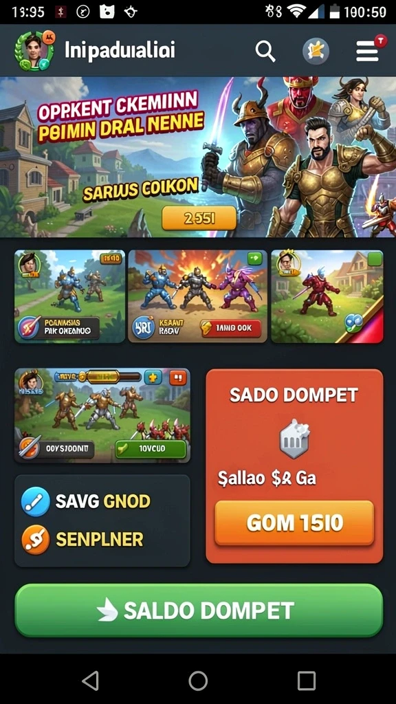 Screenshot 1: Menampilkan antarmuka utama GGG888 yang menarik.