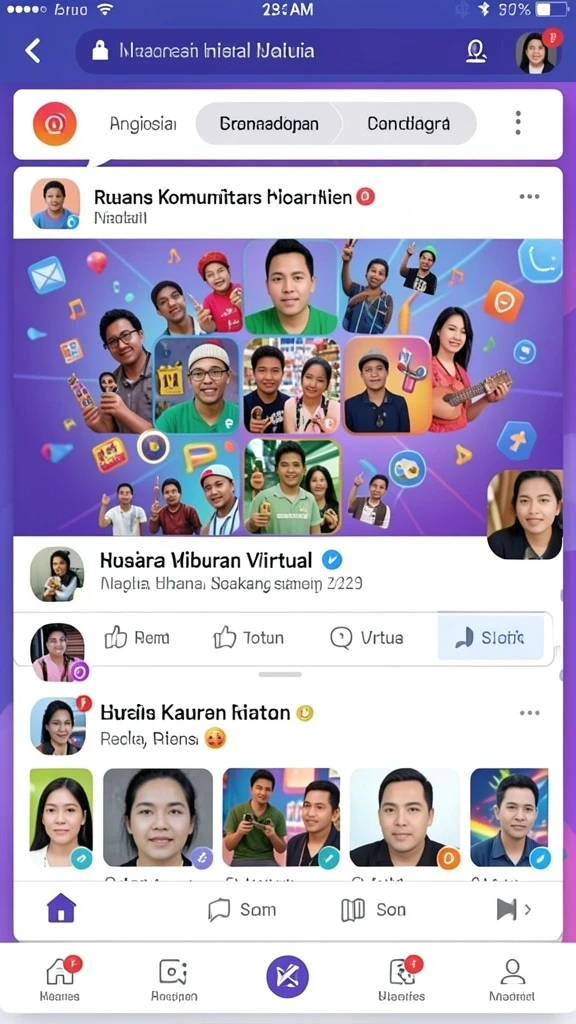Tampilan antarmuka yang intuitif dan menarik.