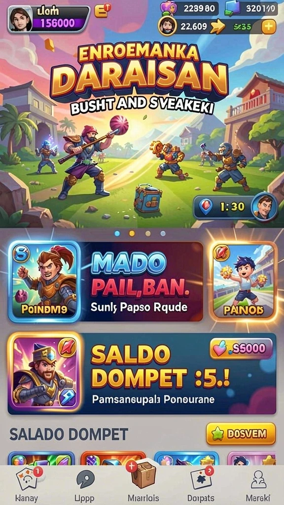 Gameplay seru yang bisa dimainkan secara multiplayer.