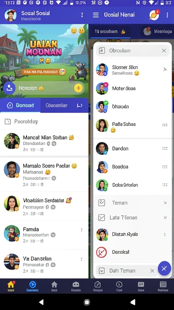 Tampilan utama aplikasi KUDETABET98 yang menarik.