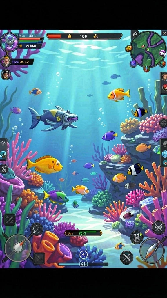 Screenshot menunjukkan grafis menawan dari level terbaru.