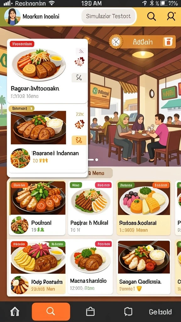 Tampilan antarmuka yang ramah pengguna.