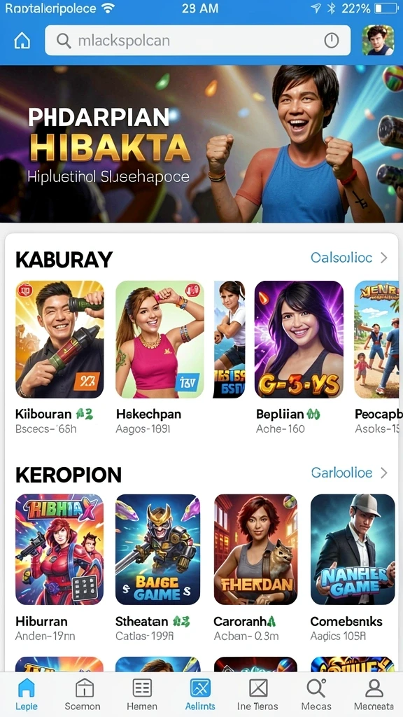Tampilan antarmuka yang user-friendly dan menarik.
