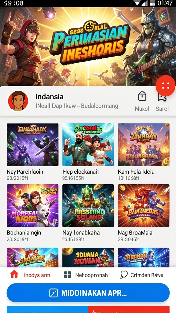 Fitur mode permainan yang beragam dan seru.