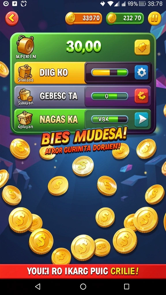Screenshot menunjukkan karakter utama dalam misi pencarian jodoh.