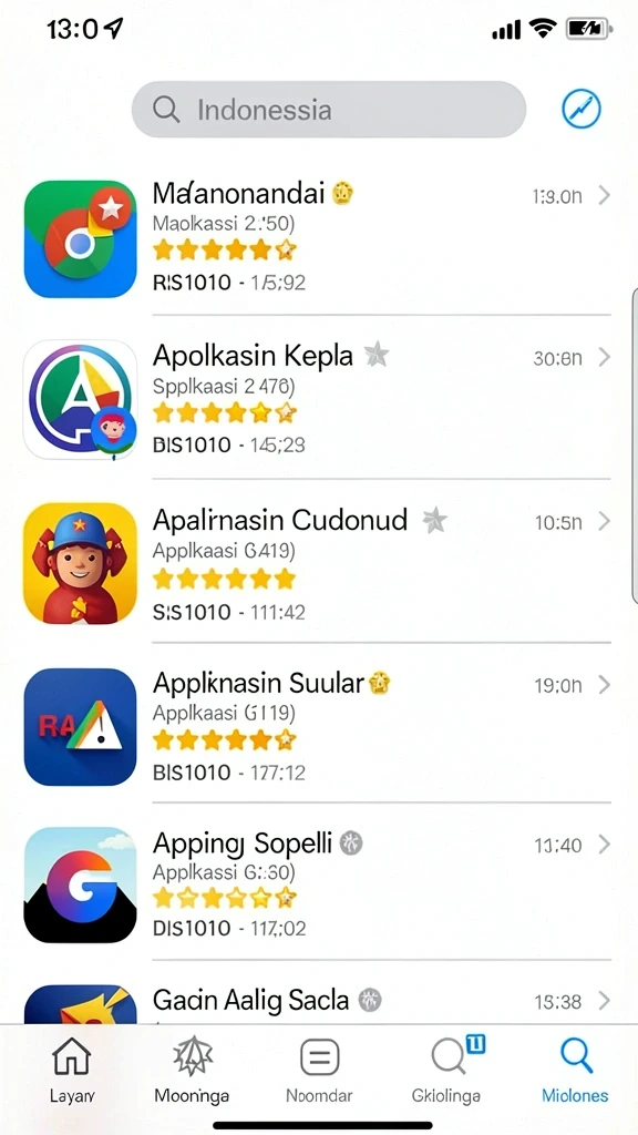 Berinteraksi dengan pemain lain di fitur chat.
