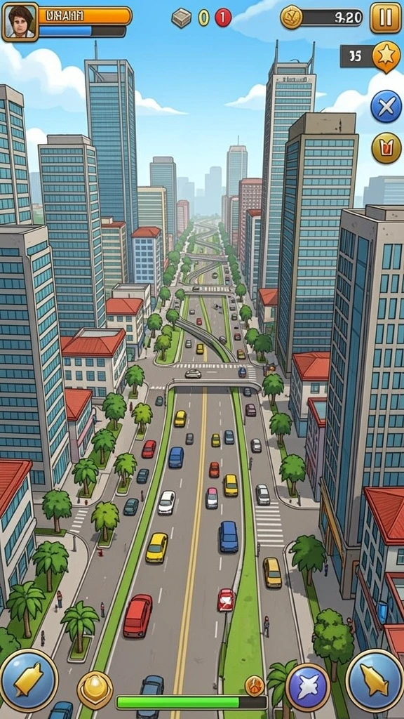 Screenshoot mode permainan baru yang seru.