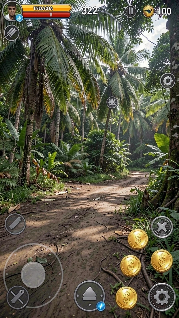 Screenshot menampilkan antarmuka permainan yang menarik.