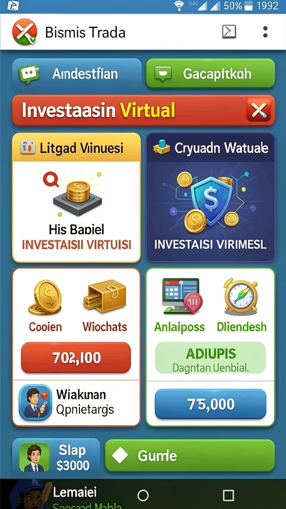 Screenshot pertama menampilkan grafis permainan yang menarik.