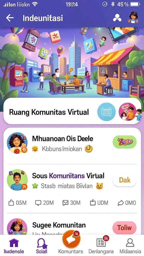Mode multiplayer yang seru dan kompetitif.