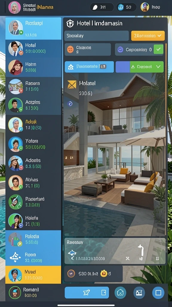 Mini game yang seru dan bervariasi.