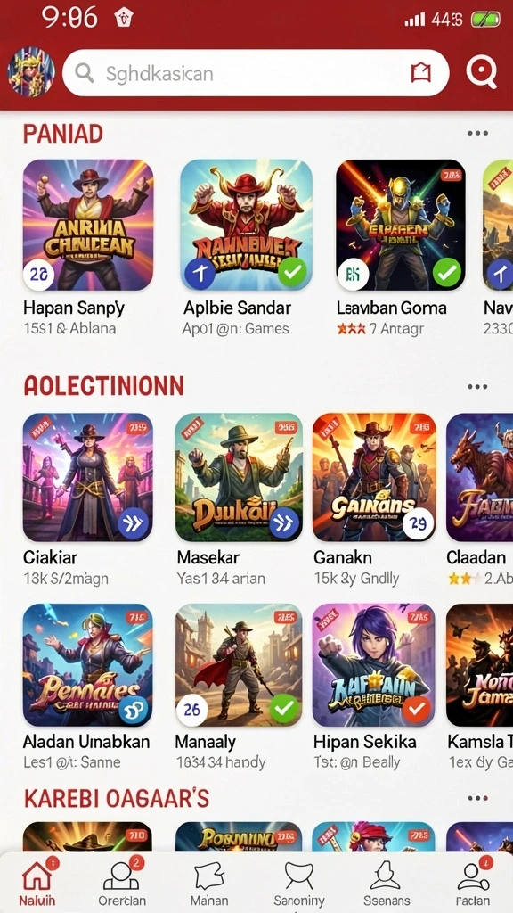 Tampilan antarmuka yang menarik dan intuitif.