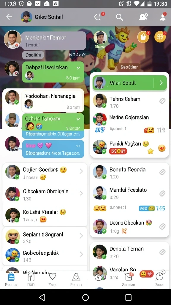 Screenshot menunjukkan antarmuka permainan yang menarik dan mudah digunakan.