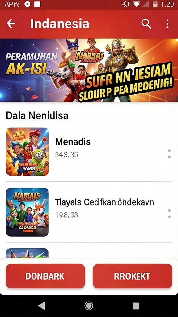 Tampilan awal RPIDWIN yang memikat dan interaktif.