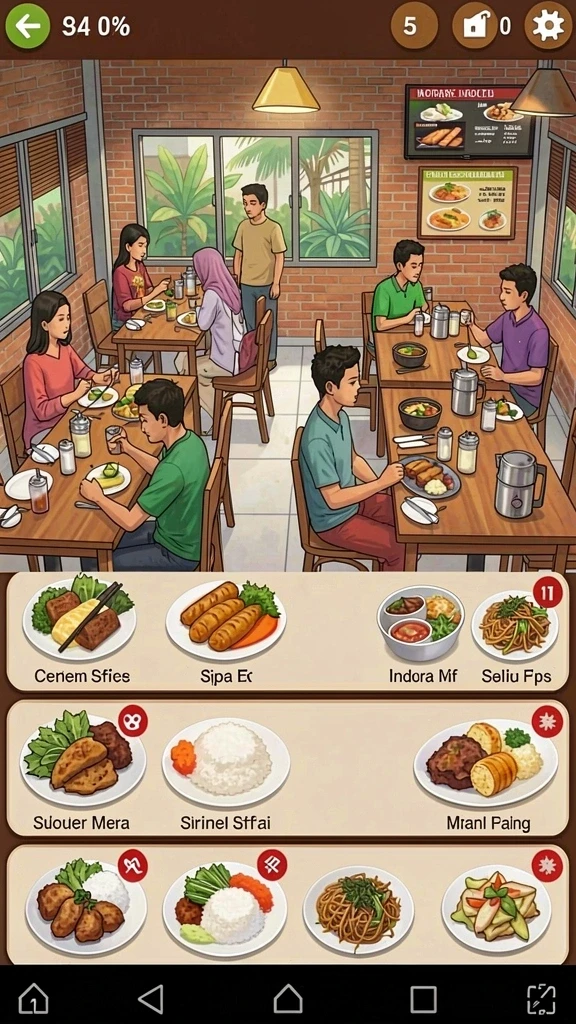 Tampilan antarmuka permainan S9S9 yang modern.