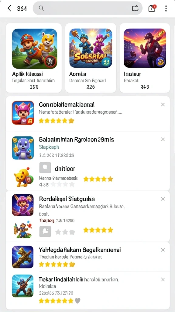 Tampilan antarmuka yang menarik dan modern.