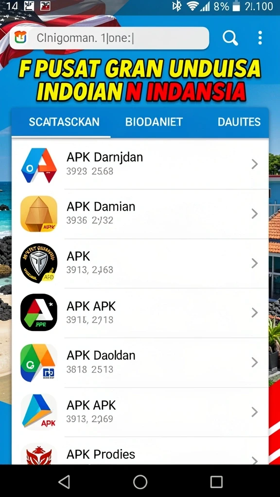 Tampilan antarmuka yang user-friendly.