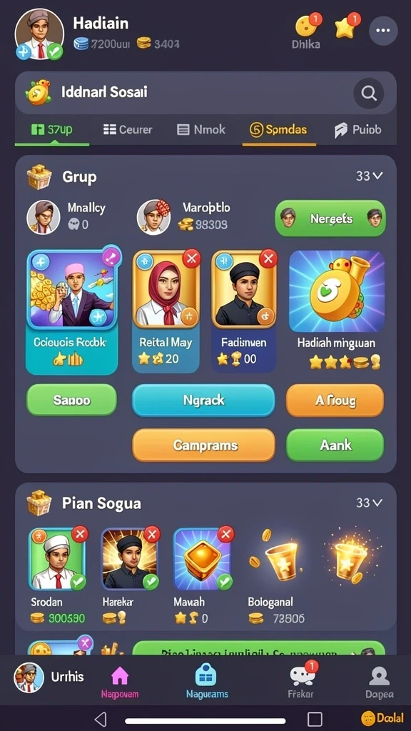 Fitur leaderboard yang sangat kompetitif.