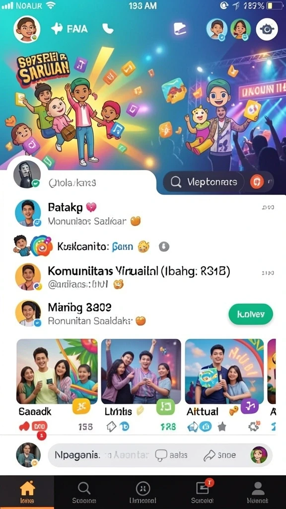 Screenshot fitur reward yang menarik.