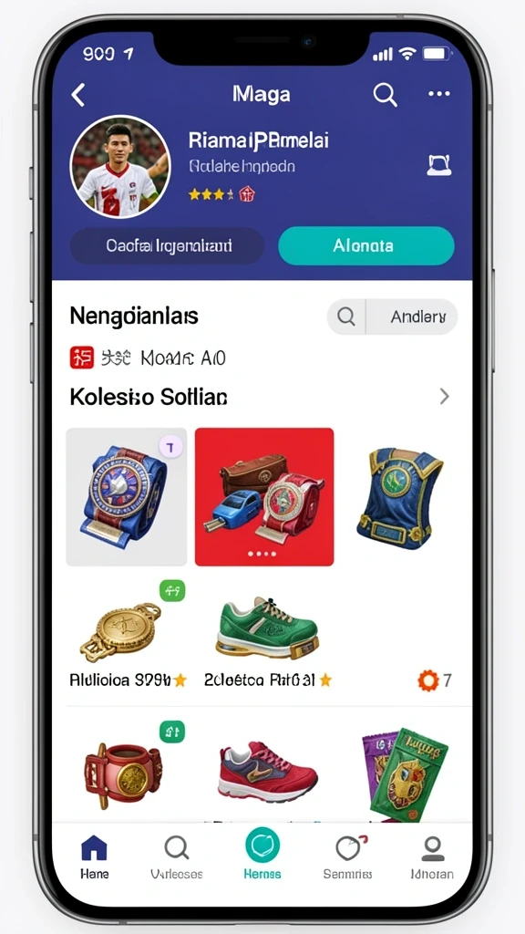 Screenshot menampilkan antarmuka permainan yang menarik.