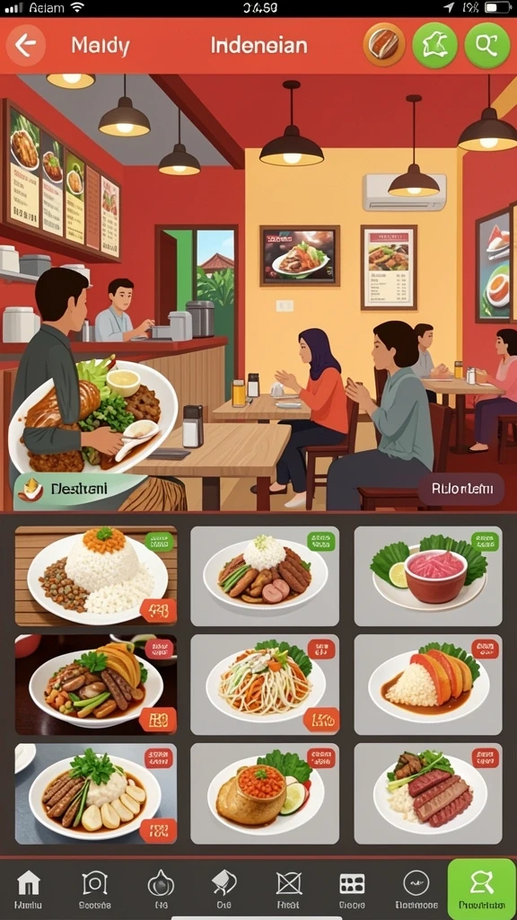 Beragam permainan menarik yang bisa dipilih.
