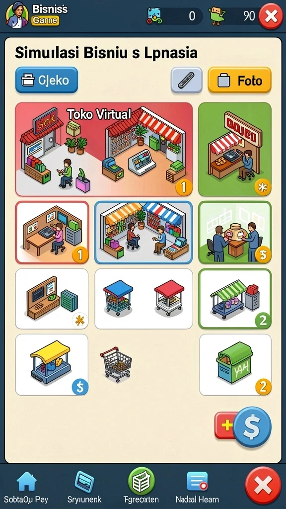 Tampilan antarmuka yang menarik dan user-friendly.